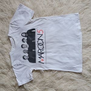 Y2K ROYAL Apparel Maroon 5 2013 Honda Civic Tour Concert Band T-Shirt